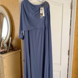 RM Richards Blue Evening Gown Size 16